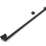 black support arms for shower
